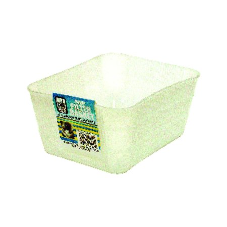 DIAL MFG 3-1/2 in. H X 6 in. W White Polyethylene Basket 4218